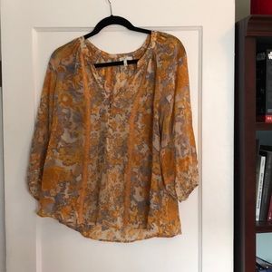 Floral Silk Blouse